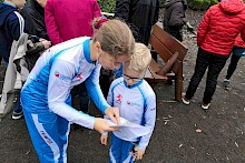 In Luxembourgish colours from head to toe